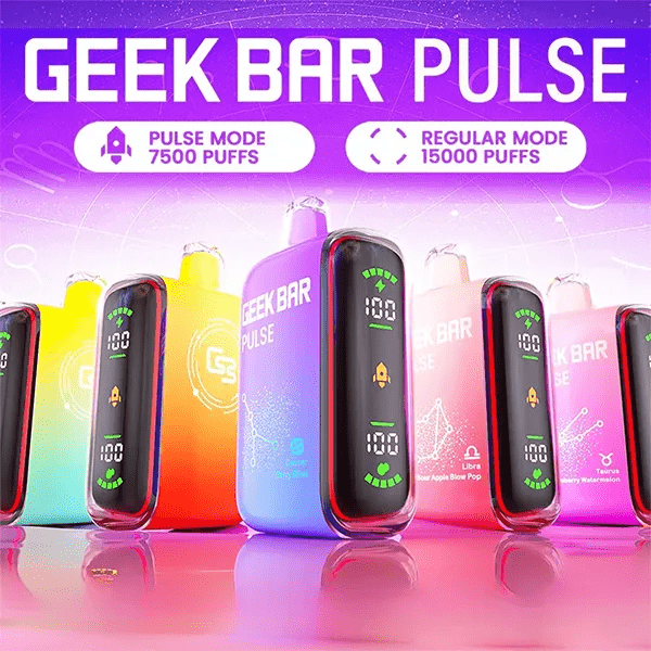 GEEK BAR PULSE 小火箭 15000口 一次性電子煙 可充電