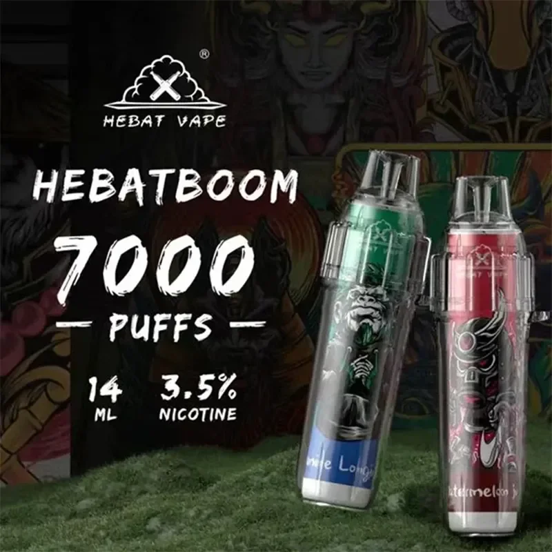 HEBAT喜貝7000口一次性電子煙｜14ML大容量免注油